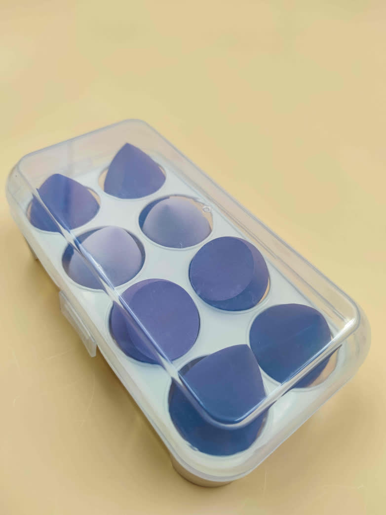 8 PCS Makeup Sponges Blender Latex-Free Vegan Beauty Sponge Professional Beauty Sponge Blender Makeup Egg Foundation Blending