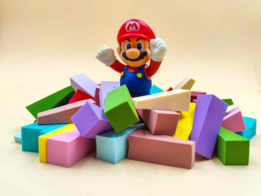 50 Pieces Cosmetic Makeup Sponges Wedges Beauty Blender Sponges Makeup Puff Air Cushion Setting/ Makeup Beauty Egg Do Not Eat Powder Dry and Wet Triangular Sponge Small House