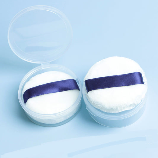 High quality fluffy puff. Velvet flocking setting puff. Honey powder loose powder puff