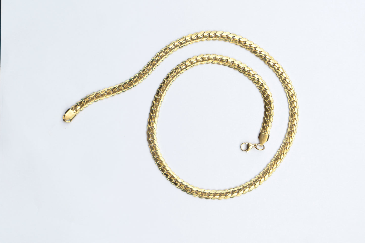 8mm 24 Inch Two-color Snake Chain