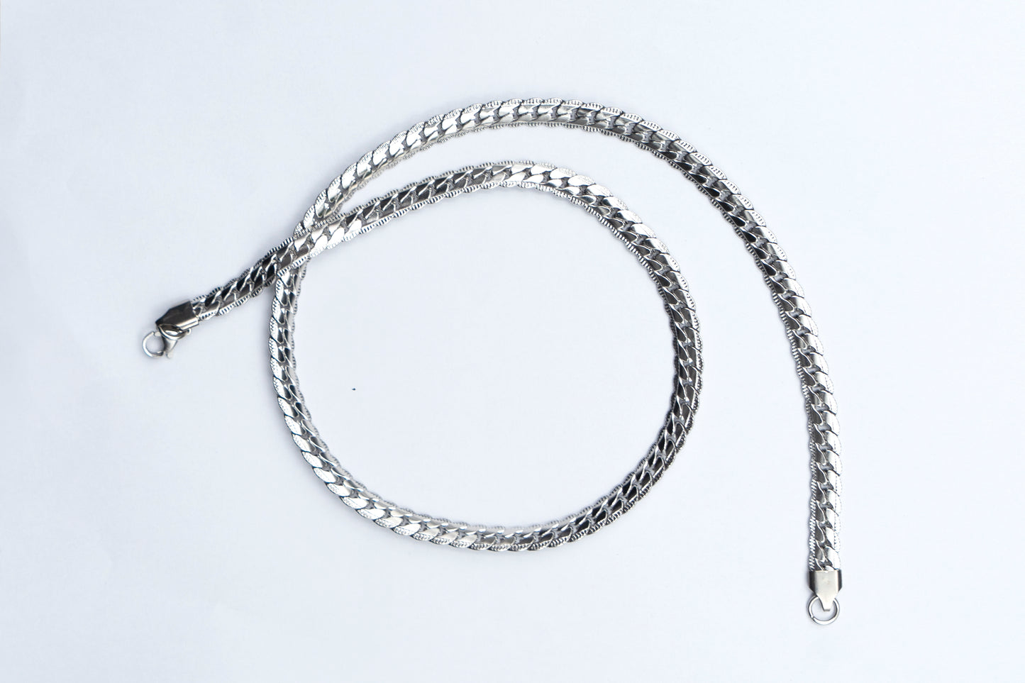 8mm 24 Inch Two-color Snake Chain