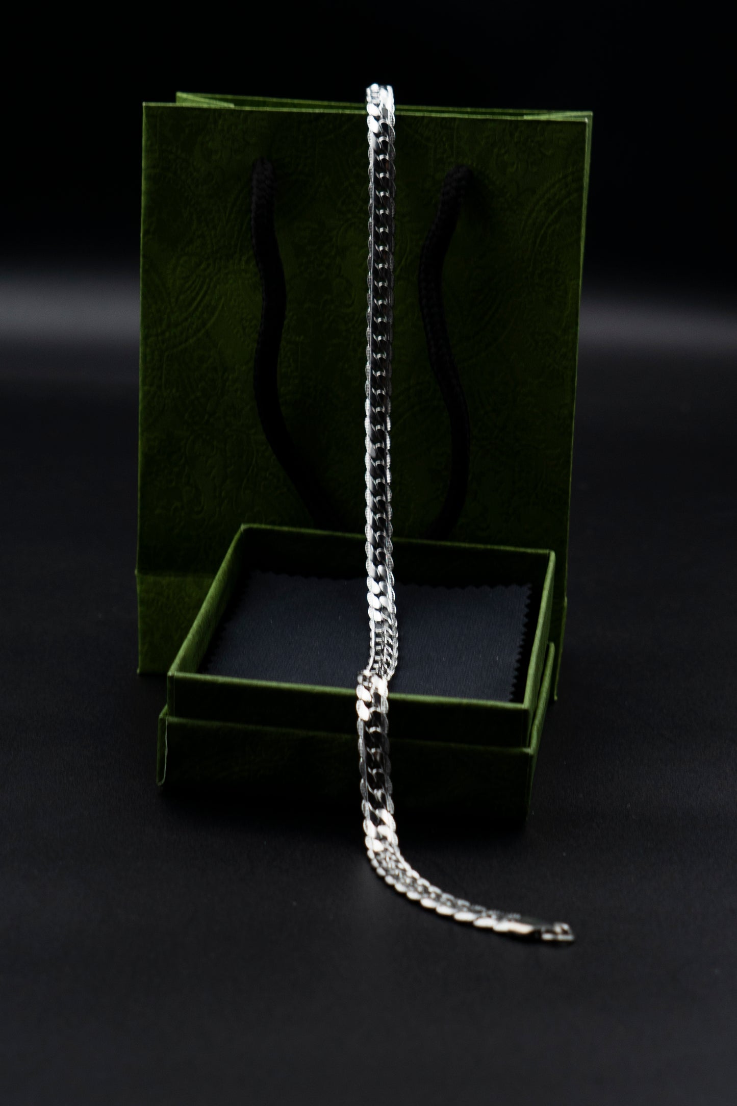 8mm 24 Inch Two-color Snake Chain