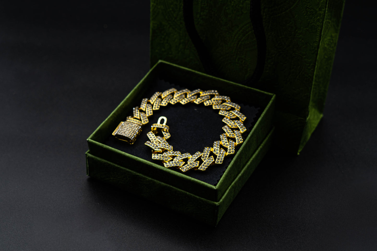 15mm Rhinestone Double Row Of Rhinestone Inlaid ZZ Decorative Necklace